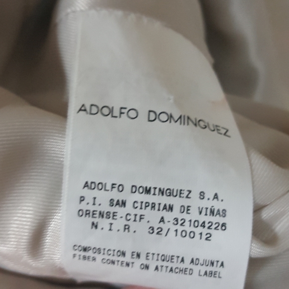 🔥$200+ OFF!🔥L CREAM COLOR ANGORA WOOL ADOLFO DOMINQUEZ DRESSY CLASSY JACKET - Picture 3 of 7